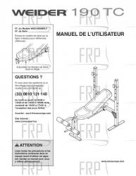 USER'S MANUAL, FRNCH - Image