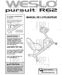 USER'S MANUAL, FRNCH - Product Image