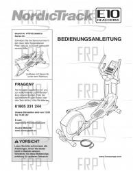 USER'S MANUAL, GERMAN - Image