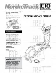 USER'S MANUAL, GERMAN - Image