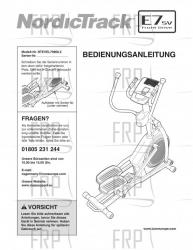 USER'S MANUAL GERMAN - Image