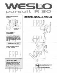 USER'S MANUAL - GERMAN - Image