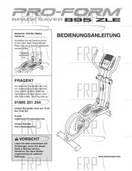 USER'S MANUAL, GERMAN - Image