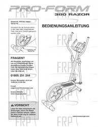 USER'S MANUAL,GERMAN - Image