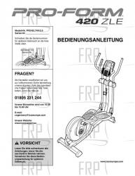 USER'S MANUAL, GERMAN - Image