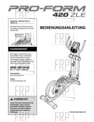 USER'S MANUAL, GERMAN - Image