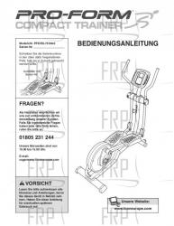 USER'S MANUAL, GERMAN - Image