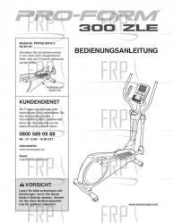 USER'S MANUAL, GERMAN - Image
