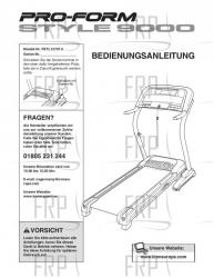 USER'S MANUAL, GERMAN - Image