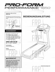 USER'S MANUAL,GERMAN - Image