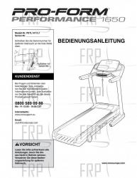 USER'S MANUAL,GERMAN - Image