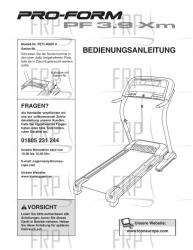 USER'S MANUAL, GERMAN - Image