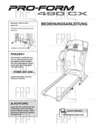 USER'S MANUAL, GERMAN - Image