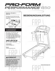 USER'S MANUAL, GERMAN - Image