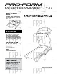 USER'S MANUAL, GERMAN - Image