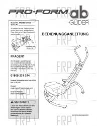 USER'S MANUAL, GERMAN - Image