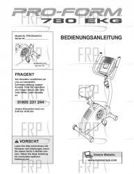 USER'S MANUAL, GERMAN - Image