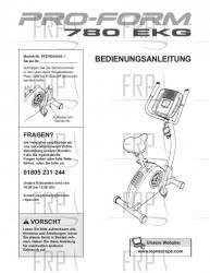 USER'S MANUAL, GERMAN - Image