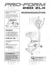 USER'S MANUAL, GERMAN - Image