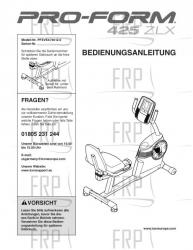 USER'S MANUAL, GERMAN - Image