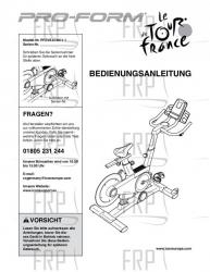 USER'S MANUAL, GERMAN - Image