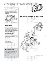 USER'S MANUAL, GERMAN - Image