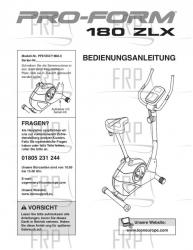 USER'S MANUAL, GERMAN - Image