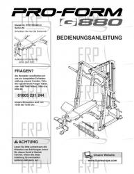 USER'S MANUAL - GERMAN - Image