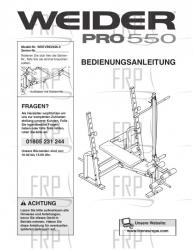 USER'S MANUAL - GERMAN - Image