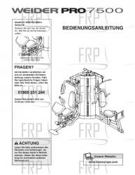 USER'S MANUAL - GERMAN - Image