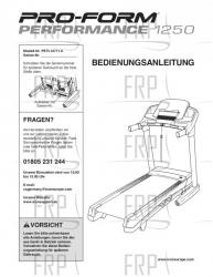 USER'S MANUAL, GERMN - Image