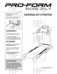 USER'S MANUAL, HUNGARIAN - Image