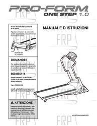 Manual, Owner's, Italian - Product Image