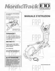 USER'S MANUAL, ITALIAN - Image