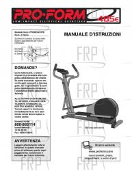 USER'S MANUAL, ITALIAN - Image