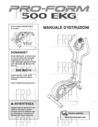 USER'S MANUAL, ITALIAN - Image