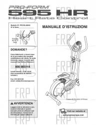 USER'S MANUAL, ITALIAN - Image