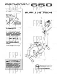 USER'S MANUAL - ITALIAN - Image