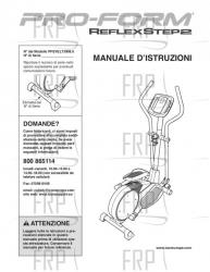 USER'S MANUAL, ITALIAN - Image
