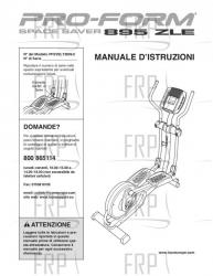 USER'S MANUAL, ITALIAN - Image