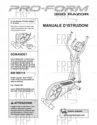 USER'S MANUAL, ITALIAN - Image