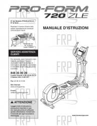 USER'S MANUAL, ITALIAN - Image