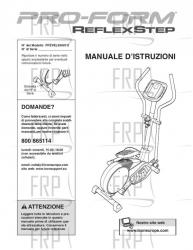 USER'S MANUAL, ITALIAN - Image