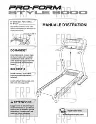 USER'S MANUAL, ITALIAN - Image