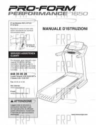 USER'S MANUAL,ITALIAN - Image