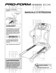 USER'S MANUAL - ITALIAN - Image