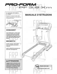 USER'S MANUAL, ITALIAN - Image