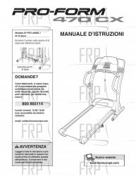 USER'S MANUAL - ITALIAN - Image