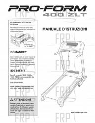 USER'S MANUAL, ITALIAN - Image