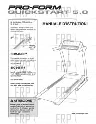 USER'S MANUAL, ITALIAN - Image